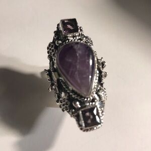 Amethyst 925 Sterling Silver Ring